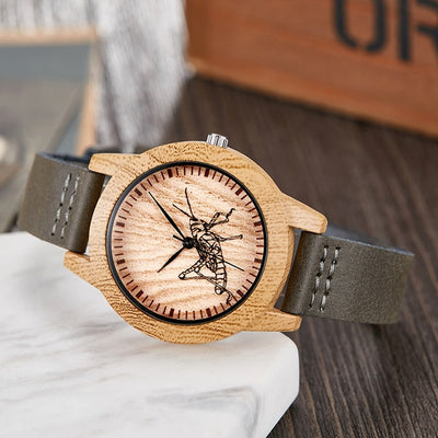 Ostrich Deer Man Wristwatch
